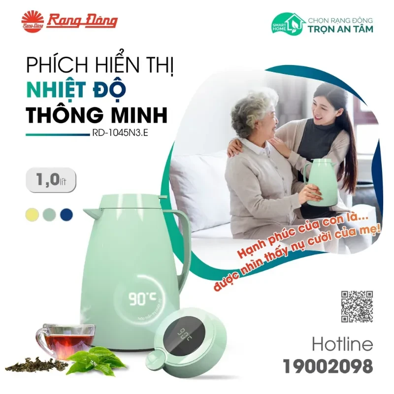 Phích nước nóng 2 lít Rạng Đông